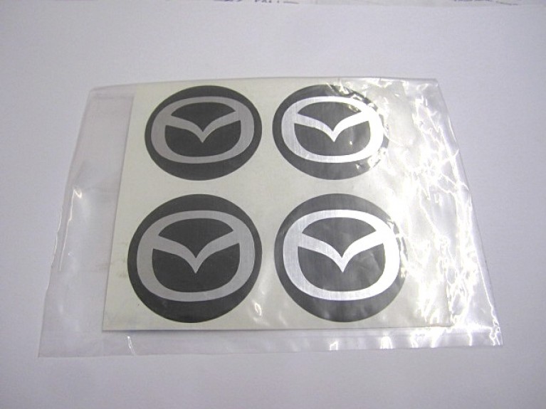 Mazda Logo Flying Wing Wheel Centre Sticker Set