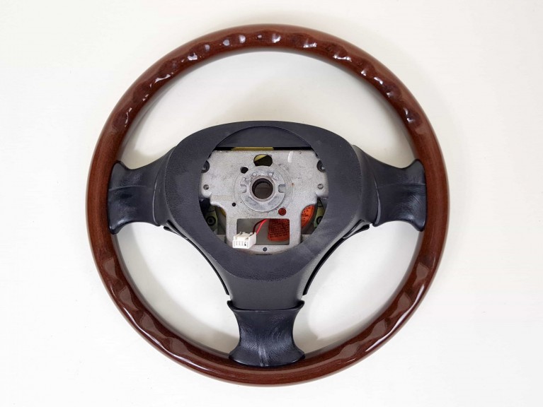 Genuine Nardi Wooden Steering Wheel + Airbag - Mk2/2.5 (Used)