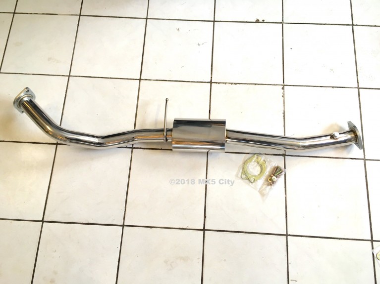 Stainless exhaust centre section  Mk2.5