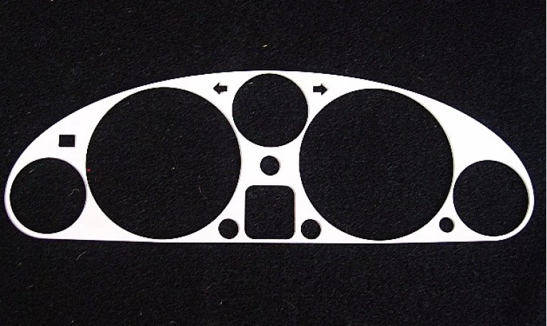 Polished stainless instrument surround Mk1