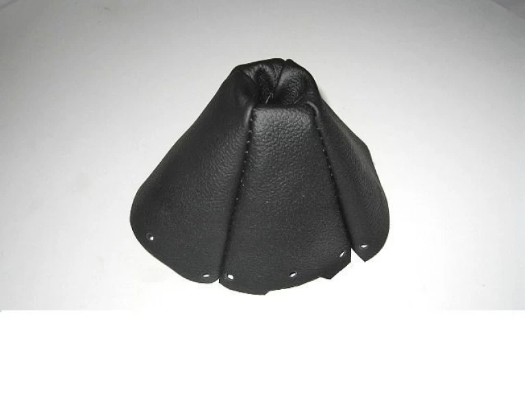 Black Leather Gear Stick Gaiter