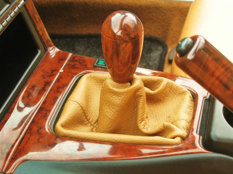 Tan Leather Gear Stick Gaiter