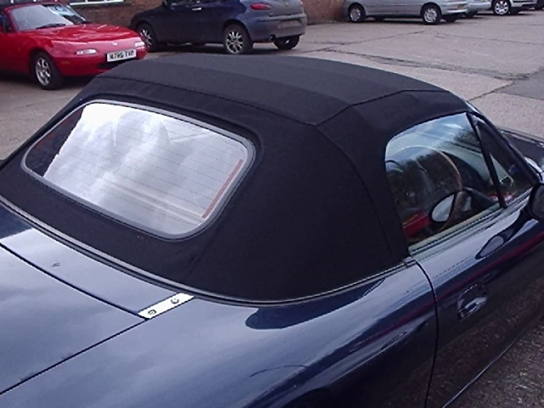 Black Mohair Hood with heated glass window