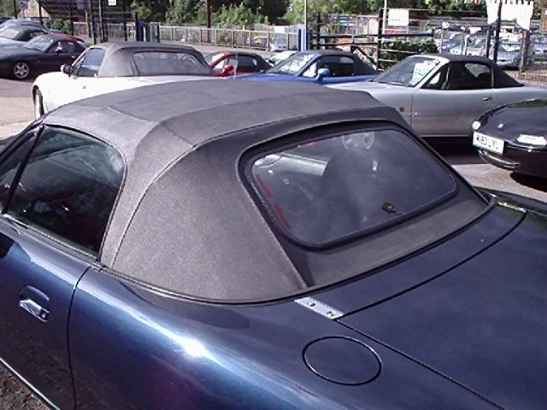 Black Vinyl Hood with Heated Glass Screen