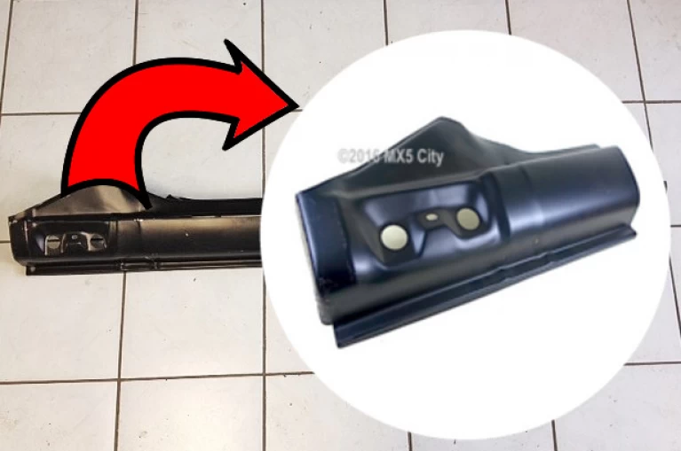 Rear inner sill repair panel Mk1