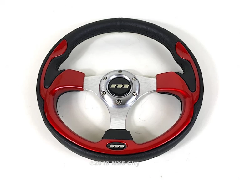 Sports steering wheel - Red