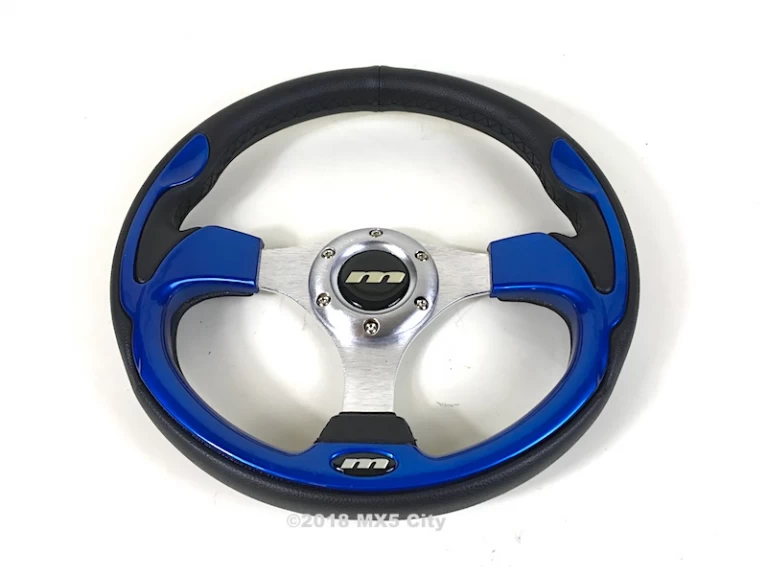 Sports steering wheel - Blue